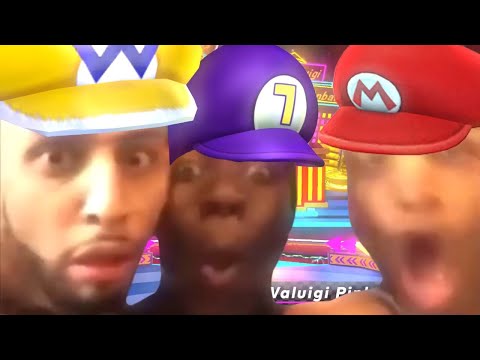 Waluigi Pinball in Mario Kart 8 Deluxe