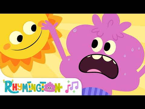 It's Way Too Hot Today | Monster Song for Kids | Rhymington Square