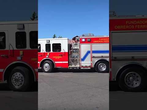 Móvil B-2 de 2cia de bomberos de Llay-Llay en dirección a 10-6-2