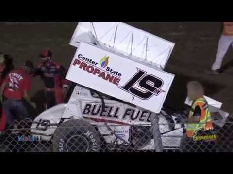 CORR/PAK -KOOL KIDZ vs ESS 360 Sprintcars @ Ohsweken Speedway Sept 16/16