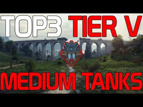 TOP3 Tier V Most popular Medium Tanks | World of Tanks