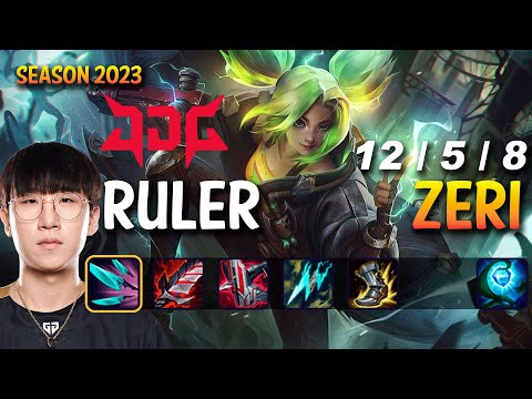 JDG Ruler ZERI vs KAI'SA ADC - Patch 13.17 KR Ranked