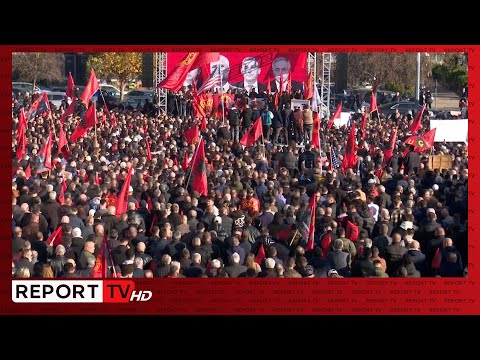 Protesta në Shkup/ Mijëra qytetarë në mbrojtje të ish-krerëve të UÇK-së! E PLOTË