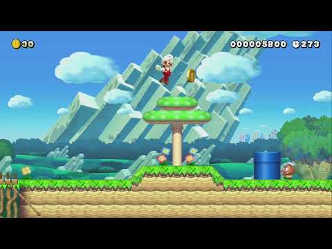 1-1 GreenHill Plains by M3meM4chin - Super Mario Maker 2 - No Commentary 1by