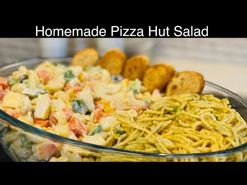 How to make Pizza Hut Salad | Pizza Hut Salad Recipe by CRM | Easy Pizza Hut Salad |