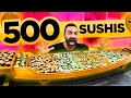 The LARGEST SUSHI BOAT In The WORLD 500 PIECES