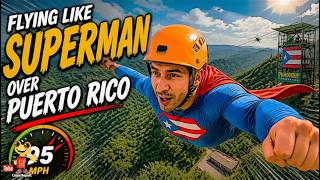 Flying 95 MPH Over Puerto Rico's Mountains | The Monster Zipline