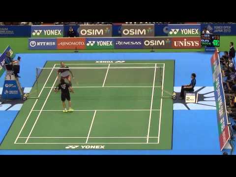 Maybe the most amazing 'defense' in badminton history - by Marc Zwiebler in 2013 Japan Open