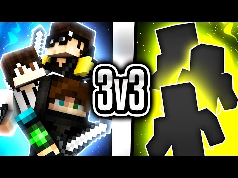 Minecraft Badlion PvP 3v3: CLUTCH KILL! (w/ Huahwi & PrivateFearless)