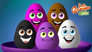 10 Huevos Sorpresa de Pollitos Pío de Colores en La Granja de Zenón | La Granja de Zenón