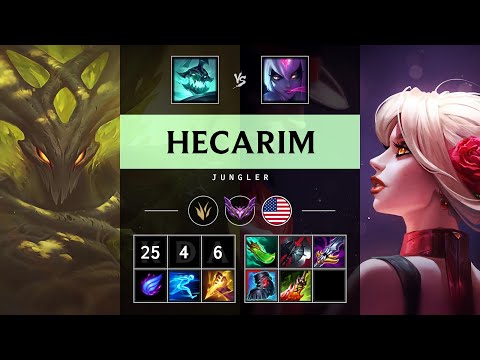 Hecarim Jungle vs Evelynn - NA Master Patch 25.10