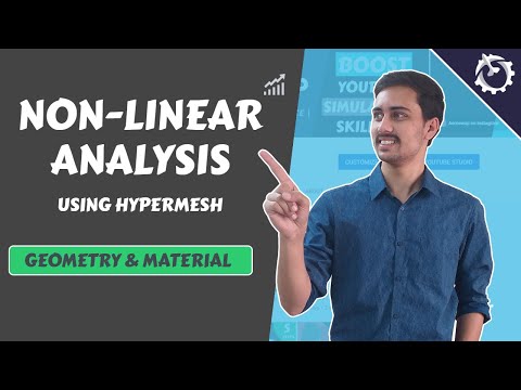 Hypermesh Non-Linear Analysis Tutorial [Geometry & Material]
