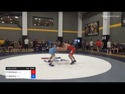 61 Kg Consolation - Cullan Schriever, Hawkeye Wrestling Club Vs Caden McCrary, Georgia