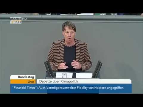 Bundestag: Debatte zu Klimapolitik mit Barbara Hendricks am 09.10.2014