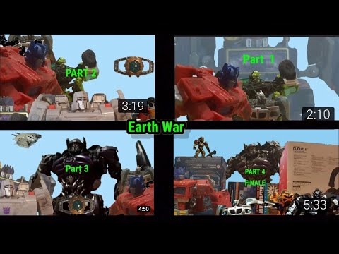 Transformers "Earth War" The Movie | A Transformers Stop Motion (READ DESC)