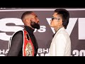 JARON "BOOTS" ENNIS GIVES ROIMAN VILLA DEATH STARE IN FIRST FACE OFF