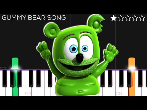 The Gummy Bear Song | EASY Piano Tutorial