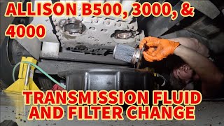 How to Change the Fluid and Filter on an Allison B500 (also 3000/4000) Transmission in my Prevost