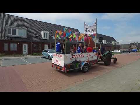 Roda Boys JO8-1 op de platte kar