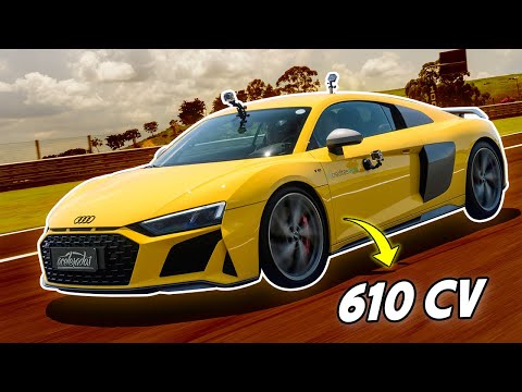THE LAST V10 OF THE QUICK LAP? Rubinho puts the pedal to the metal in the insane Audi R8! - Quick...