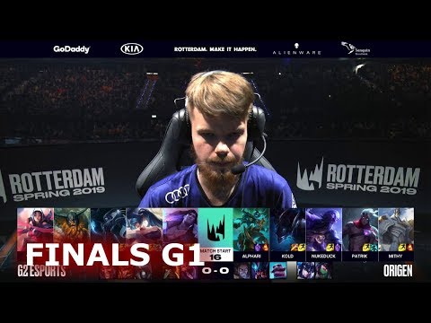 G2 eSports vs Origen - Game 1 | Finals S9 LEC Spring 2019 | G2 vs OG G1