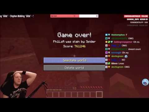 World record Minecraft hardcore run killed after 5 years (Full Version )