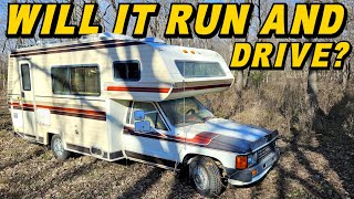 Will this Old Camper RUN & DRIVE Out of the Woods?