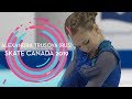 Alexandra Trusova RUS 1st Place Ladies Free Skating Skate Canada 2019 GPFigure