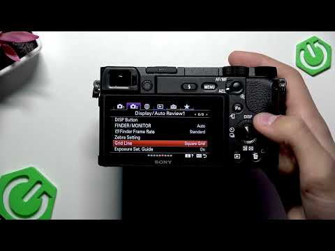 SONY A6400 – How to Enable or Disable Grid Lines