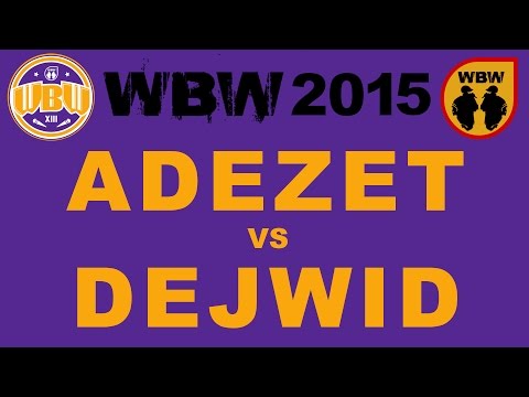 Video thumbnail for Eliminacje 2015: Adezet vs. Dejwid