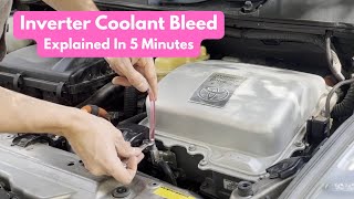 How To Bleed Inverter Coolant System Toyota Prius Gen 2 (2004-2009)