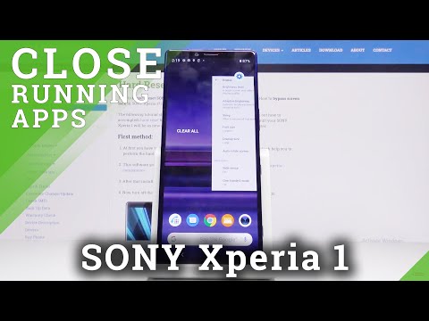 How to Turn Off Running Apps in SONY Xperia 1 – Close Background Apps