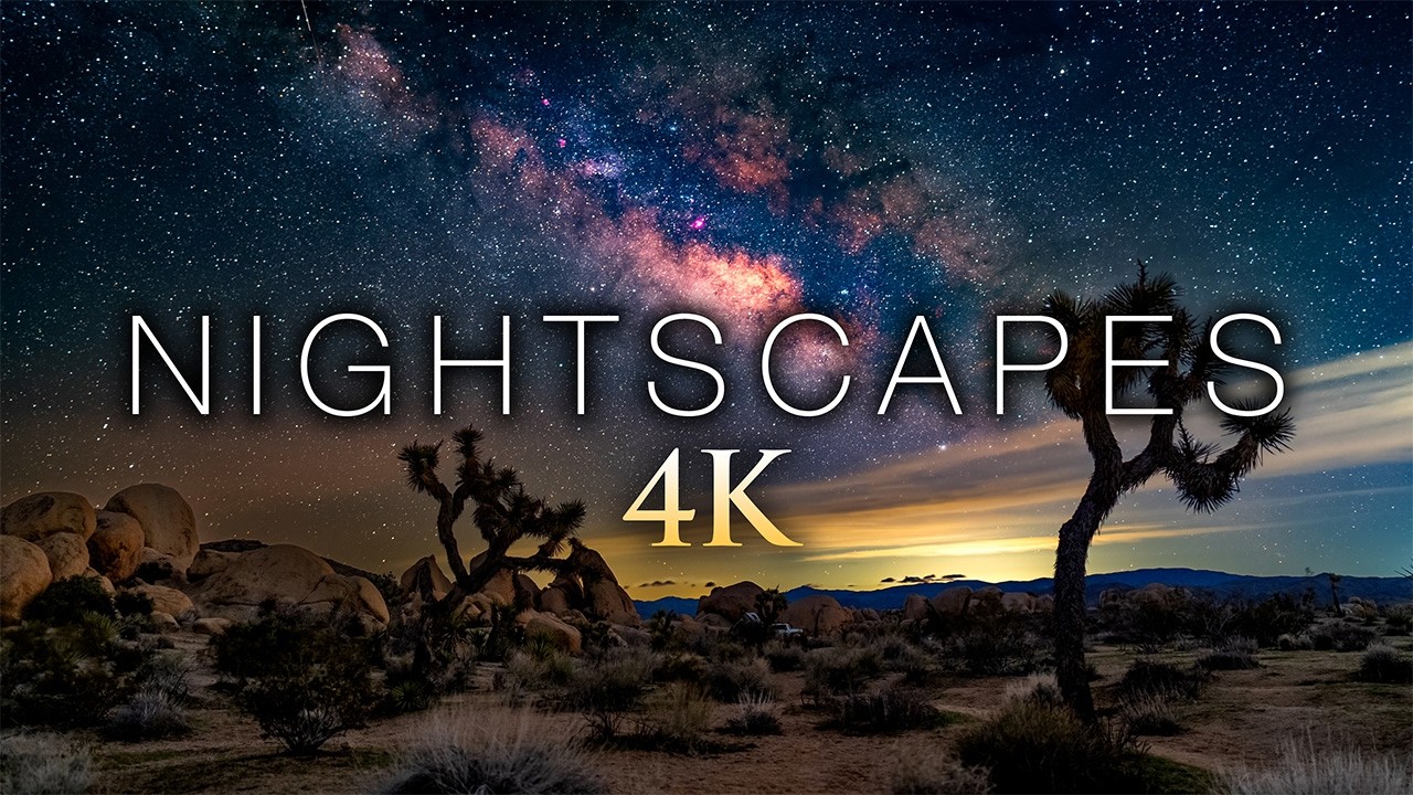 8 HOURS of NIGHTSCAPES (4K) Stunning AstroLapse Scenes + Relaxing Music for Deep Sleep & Relaxation