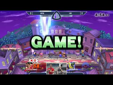 Sm4sh@Mines 113 - Super!|Nothe (Little Mac) Vs. FS|Ludi (Greninja) - Losers Round 5