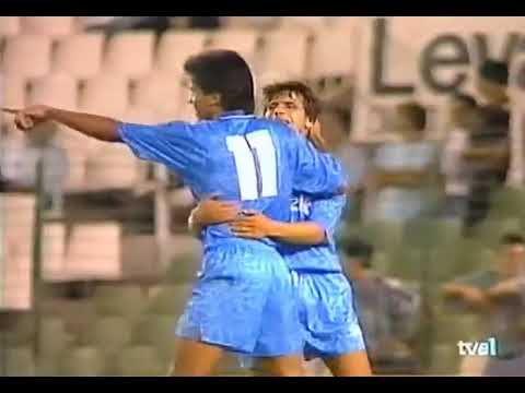 Valencia - Napoli 1-5, coppa Uefa 1992-93, trentaduesimi andata, TVE