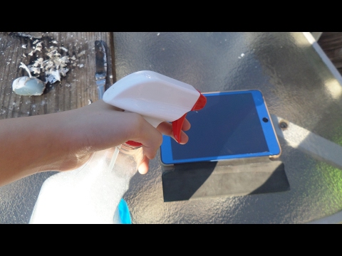 SPRAYING WINDEX ON MY IPAD!