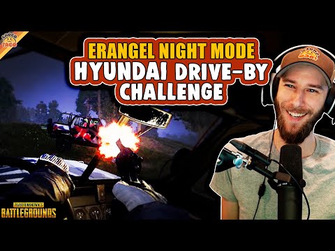 An Erangel Night Mode Hyundai Drive-By Challenge - chocoTaco PUBG Gameplay chocoChallenge
