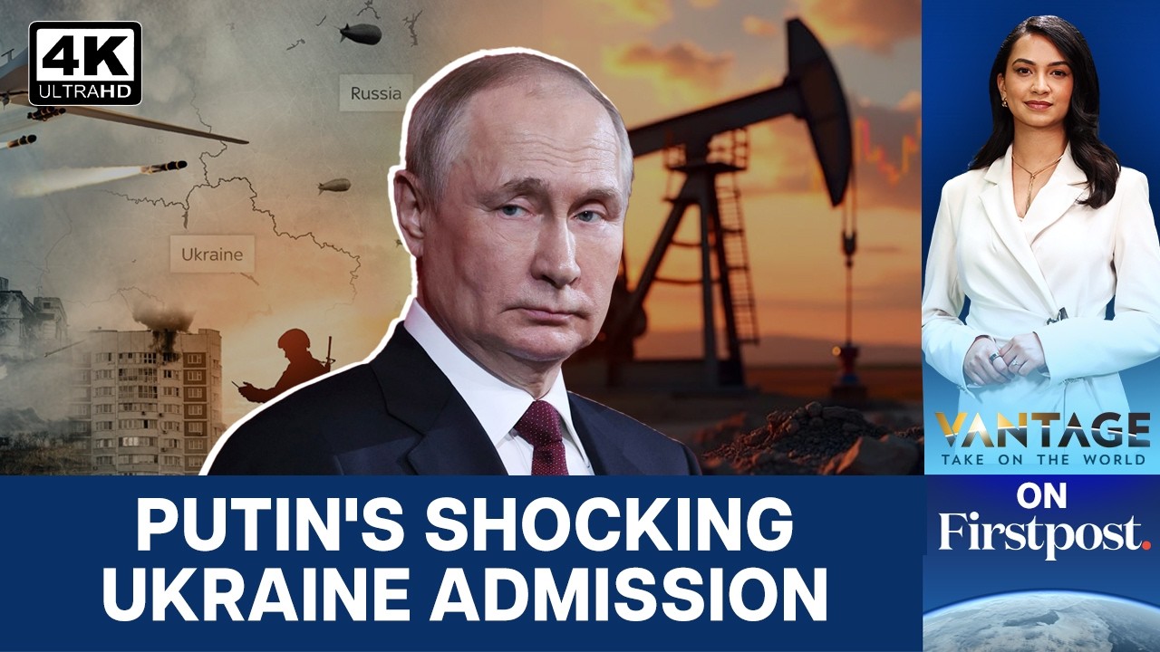 Putin Admits Russia 'Going Through Tough Period' Amid Ukraine Drones Strikes | Vantage on Firstpost
