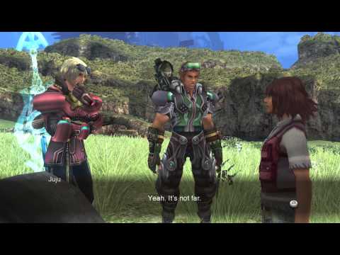 (Wii) Xenoblade Chronicles HD Cutscene 027d - Directions to Refugee Camp - JAPANESE