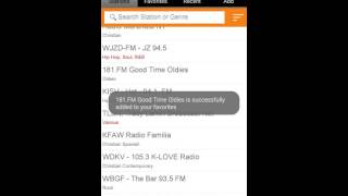 How to add a Radio Station to Favourite List || RadioFM