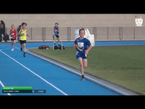 Boys Under 11 800m H4 - 2020 State Combined Events Championships // LAVicTV