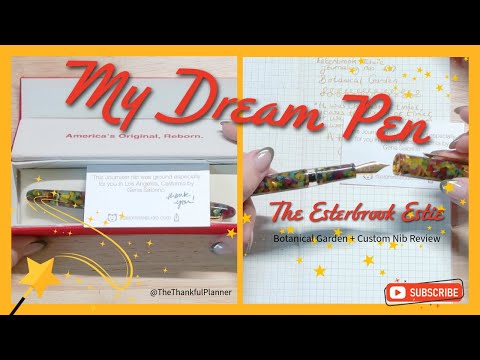 My Dream Pen ✍️ Esterbrook Estie Botanical Garden | Unboxing + First Impressions”