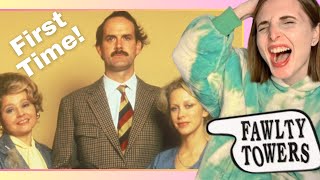 REACTING TO FAWLTY TOWERS (First time!) | Series 1 Ep. 1 - A Touch of Class
