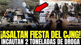 ¡ASALTO A FIESTA PRIVADA del CJNG! MURCIELAGOS DESATAN OPERATIVO y DECOMISAN DROGA y ARMAS