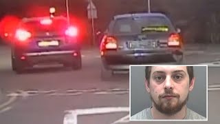 Watch: Dangerous driver jailed after 130mph police chase through ...