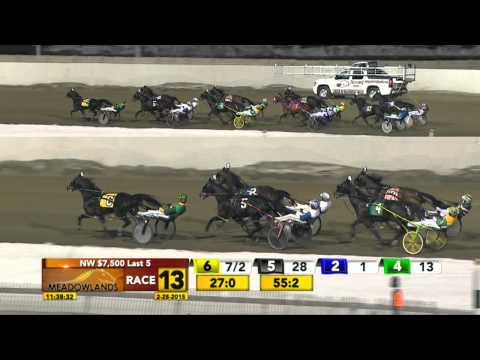 Meadowlands February 28, 2015 - Race 13 - K-Lees Shakenbake