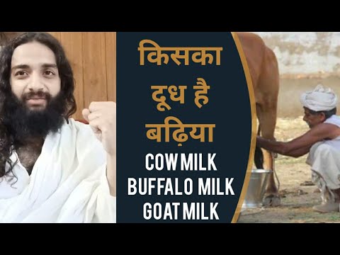 कौन सा दूध है बढ़िया गाय भैंस या बकरी | Cow Milk vs Goat Milk vs Buffalo Milk by Nityanandam Shree