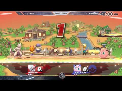 HSV - SF | Salva (Mewtwo) Vs. Manzano (Peach) Winners Quarters - Smash 4