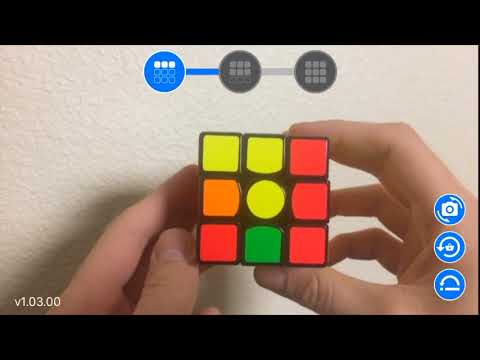 Solving Rubik's Cube With Cube AR App - YouTube