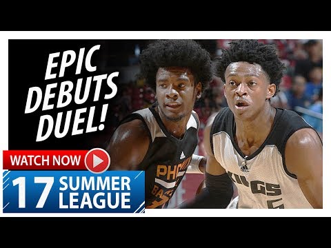 De’Aaron Fox vs Josh Jackson EPIC Duel Highlights (2017.07.07) Summer League - 18 Pts Each!